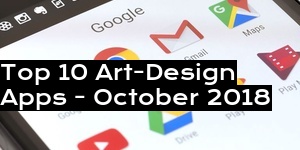 Top 10 Art-Design Apps - October 2018