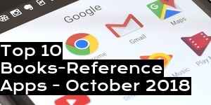 Top 10 Books-Reference Apps - October 2018