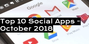 Top 10 Social Apps - October 2018